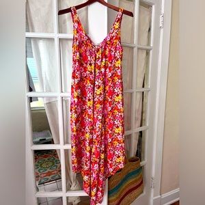 Bright Floral Romper w/ pockets
